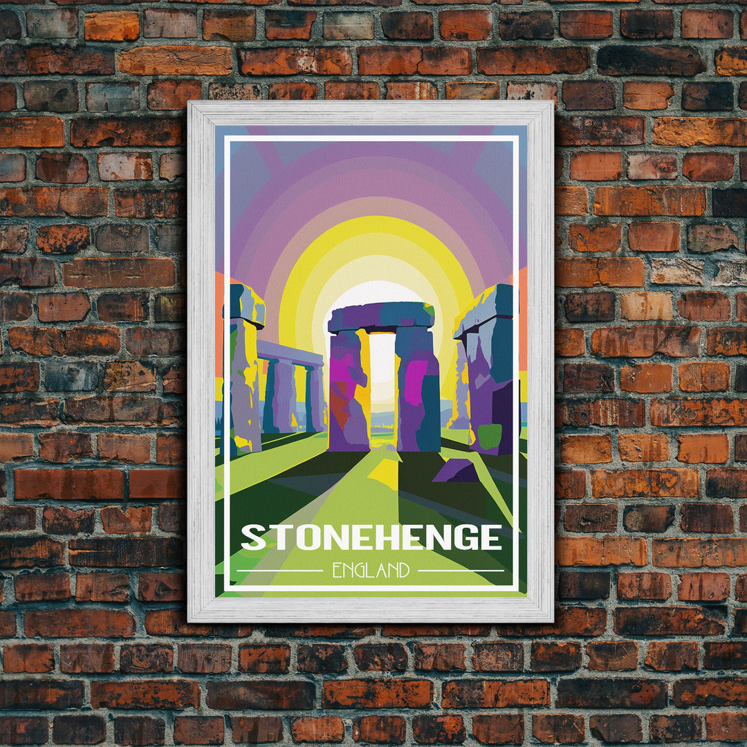 England Wall Art, Stonehenge Poster, Europe Wall Print, England Poster, Travel Wall Print, Travel Poster, Travel Wall Art, Canvas Wall Print