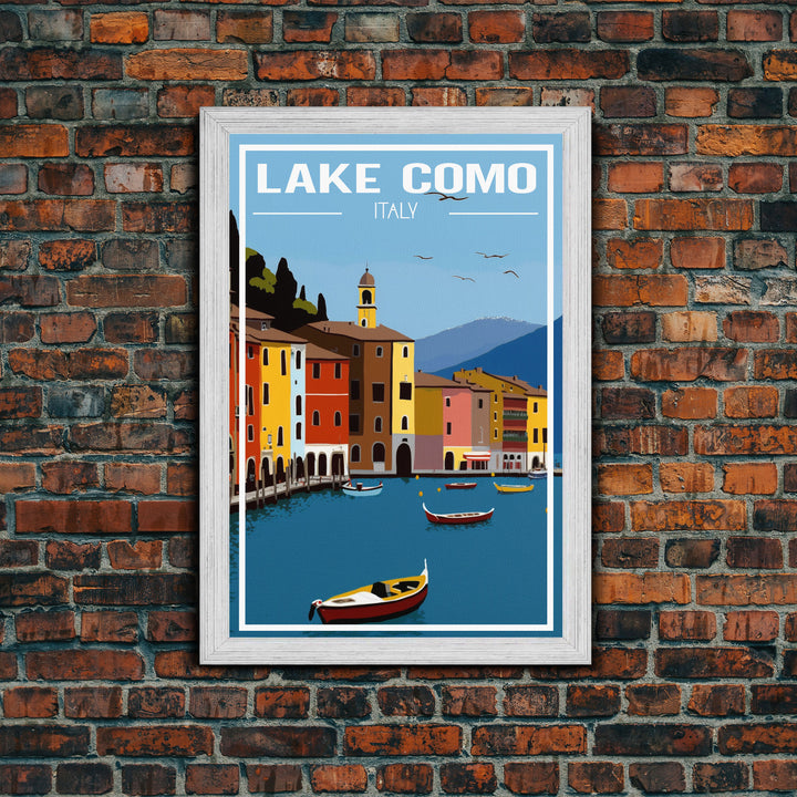 Lake Como Wall Print, Italy Wall Art, Europe Poster, Italy Poster, Travel Wall Print, Travel Poster, Travel Wall Art, Canvas Wall Print