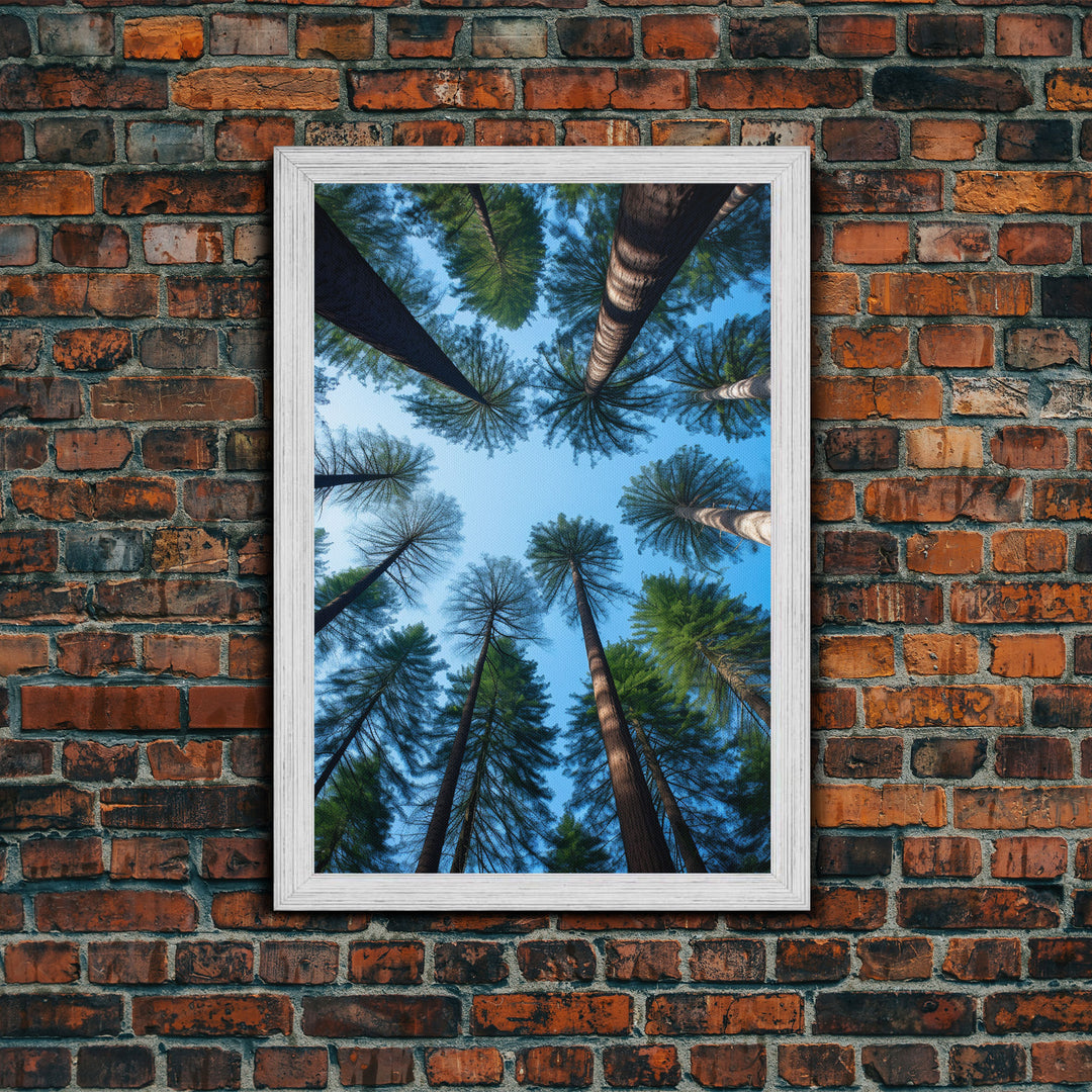 Trees Art Print, Forest Wall Art, Nature Print, Canvas Print, Wall Art, Vertical Art, First Home Gift, Kitchen Wall Decor, Prints Wall Art