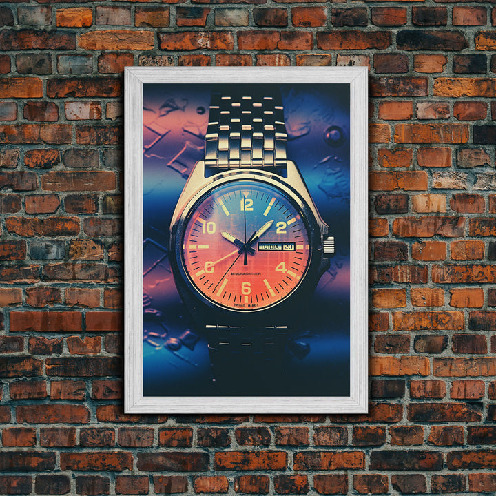 Wrist Watch, Wristwatch, Modern Wall Art, Canvas Print, Wall Hanging, Portrait Art, Gift For The Home, Living Room Wall Art, Office Decor