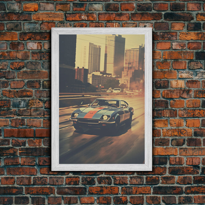 Car Wall Art, Classic Car Wall Art, Canvas Print, Wall Hanging, Portrait Art, Car Lover Gift, Man Cave Art, Living Room Print, Bookshelf Art