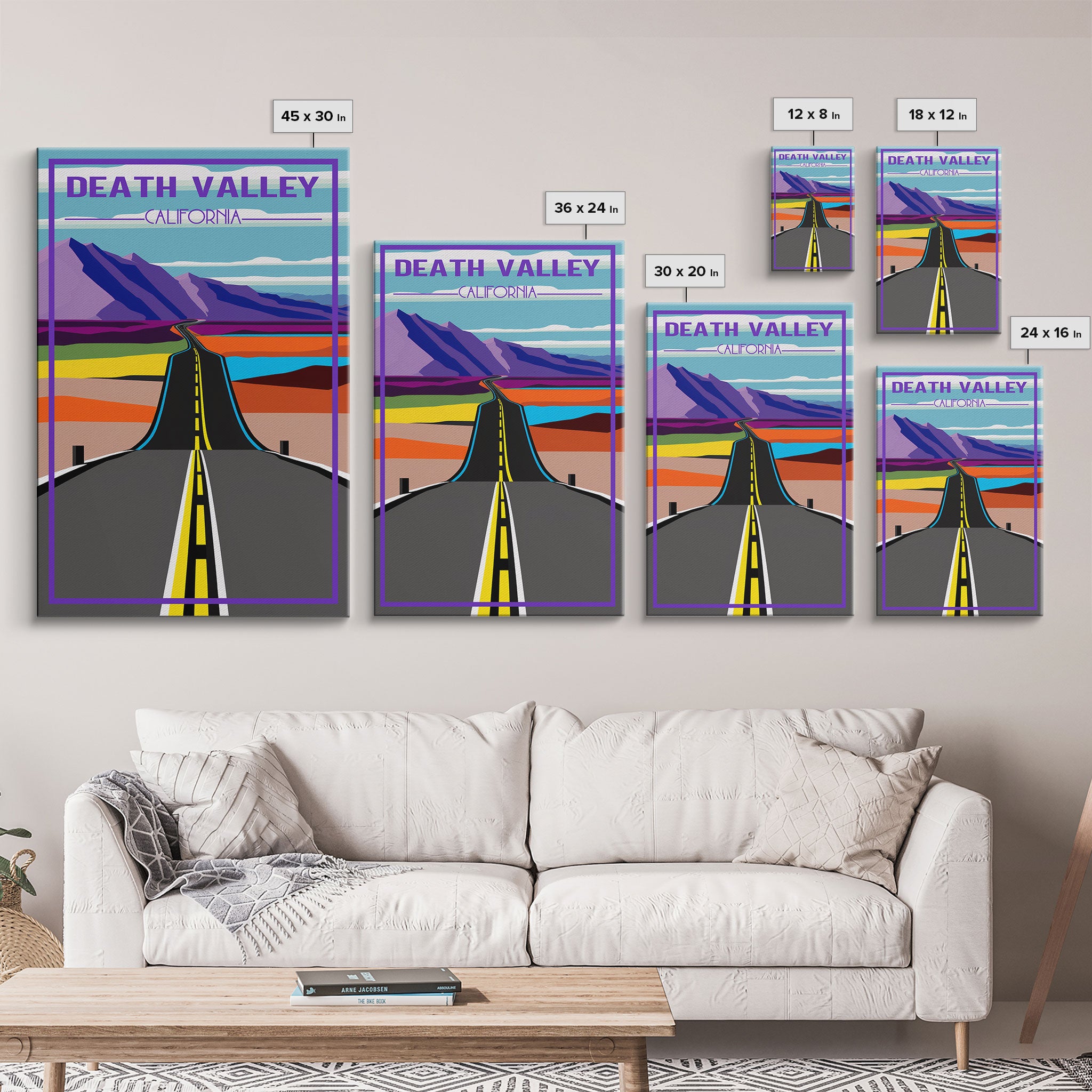 Death Valley, California Wall Art, America Travel Poster, Travel Wall Print, Travel Poster, Travel Wall Art, Canvas Wall Print