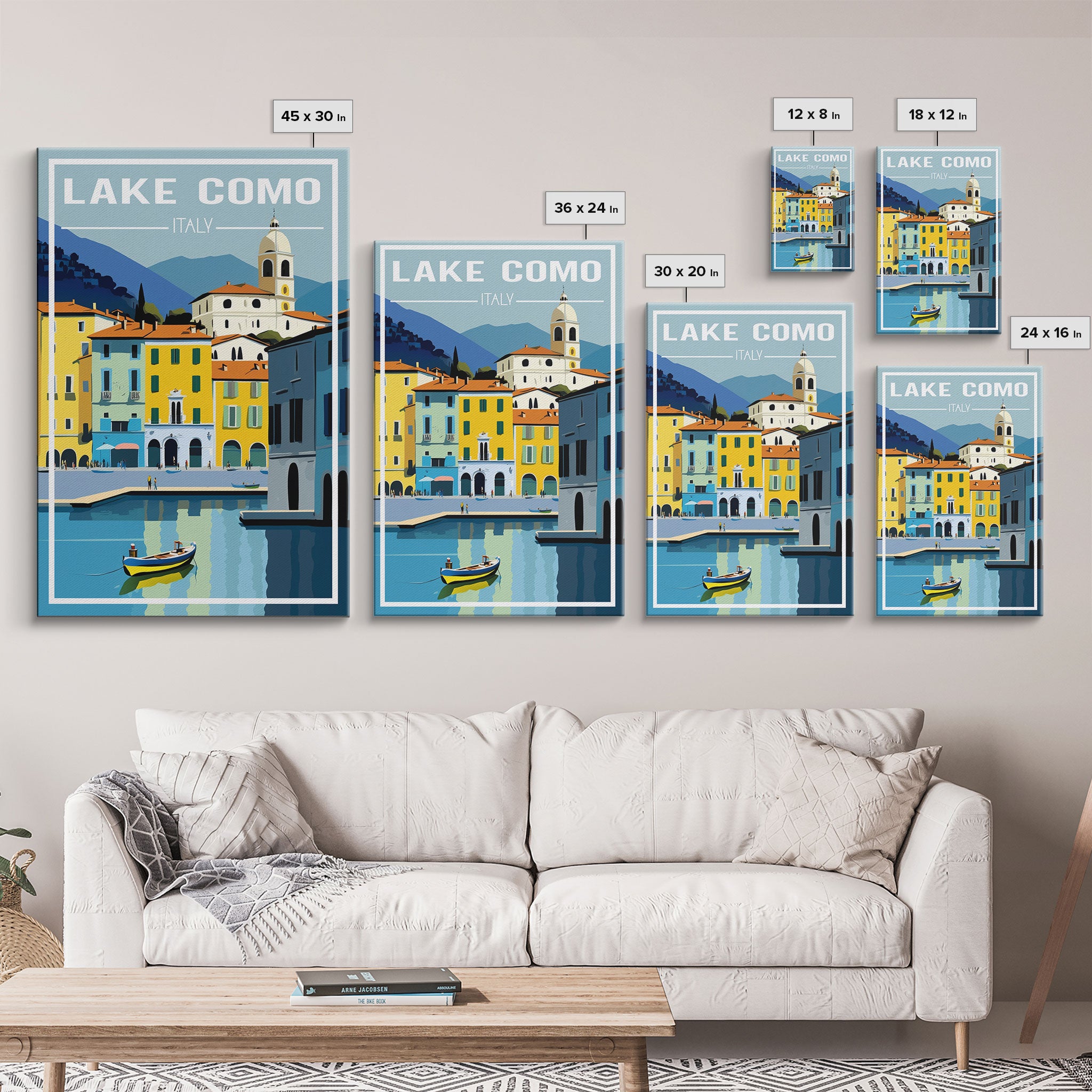 Lake Como Wall Print, Italy Poster, Italy Wall Art, Europe Poster, Travel Wall Print, Travel Poster, Travel Wall Art, Canvas Wall Print