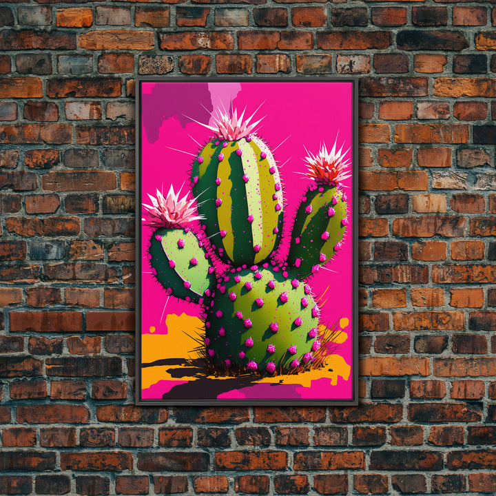 Cactus Print - Cactus Wall Art - Cactus Decor - Modern Desert Print - Southwestern Decor - Cactus Decor -  Bright Wall Art - Pop Art Style