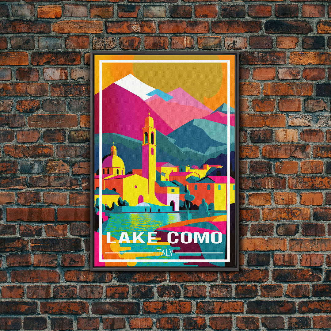 Lake Como Wall Print, Italy Poster, Italy Wall Art, Europe Poster, Travel Wall Print, Travel Poster, Travel Wall Art, Canvas Wall Print