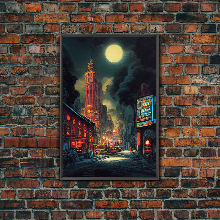 Early 20th century NYC wall art, canvas print, historic New York City wall art