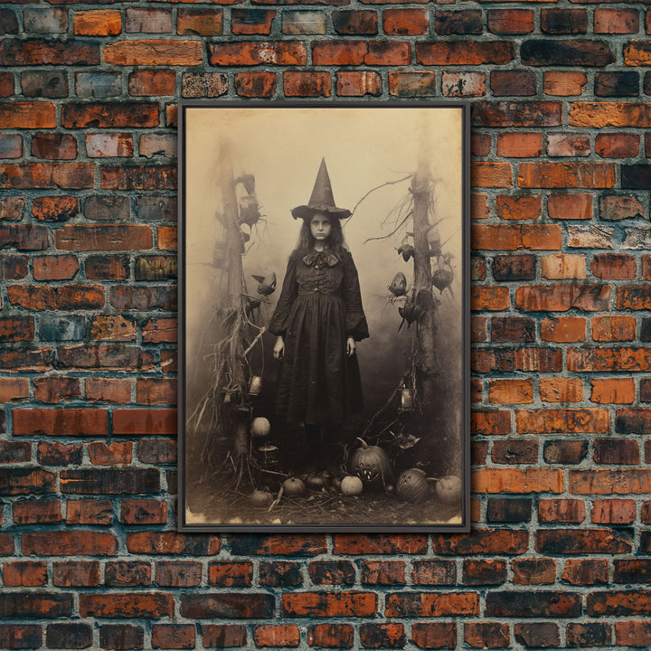 Witchy Wall Art, Moody Wall Art, Gothic Wall Art, Dark Fantasy, Horror Art, Canvas Print, Wall Art, Vertical Print, Home Decor, Wall Decor