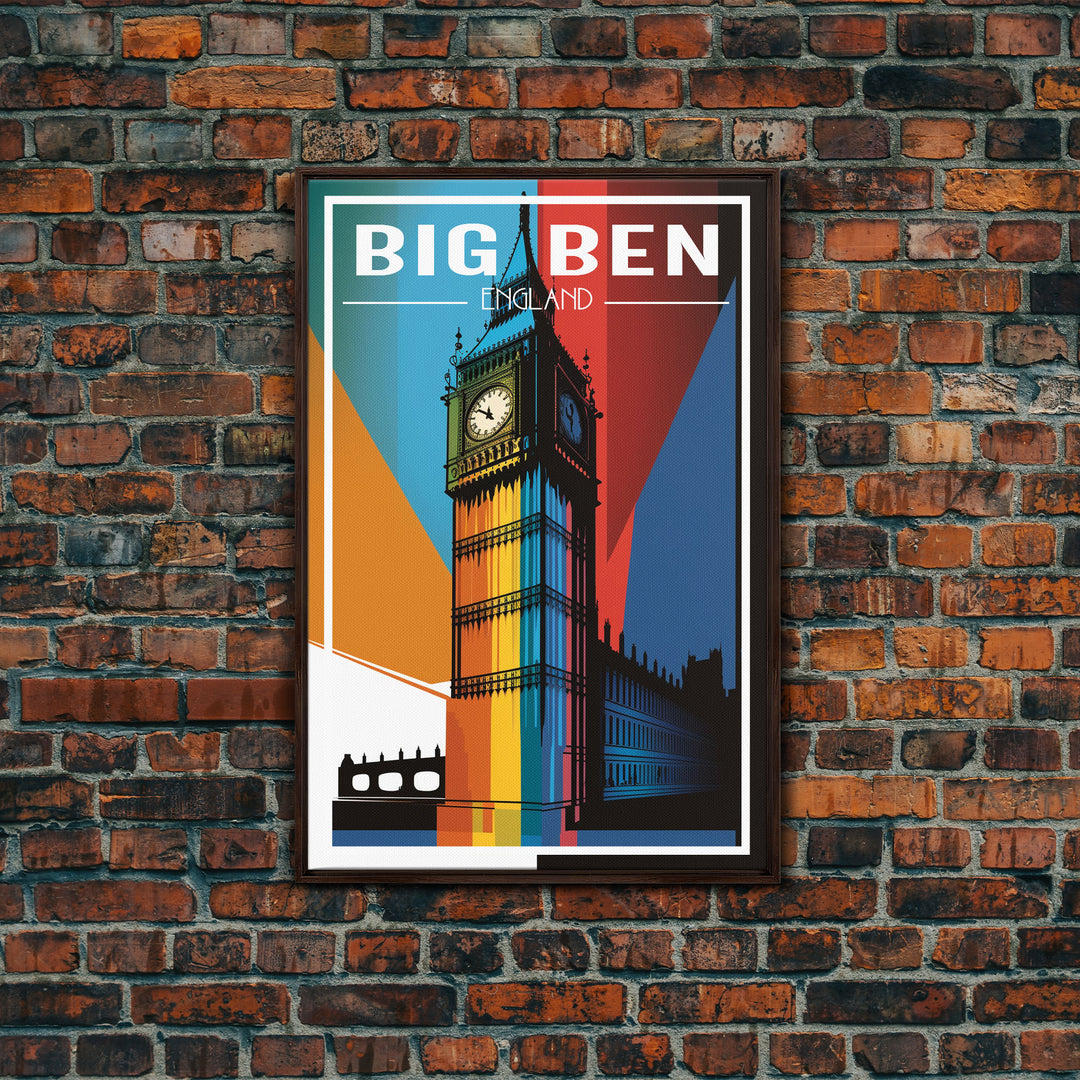 London Wall Art, England, Big Ben, London Wall Decor, Travel Wall Print, Travel Poster, Travel Artwork, Travel Wall Art, Canvas Wall Print