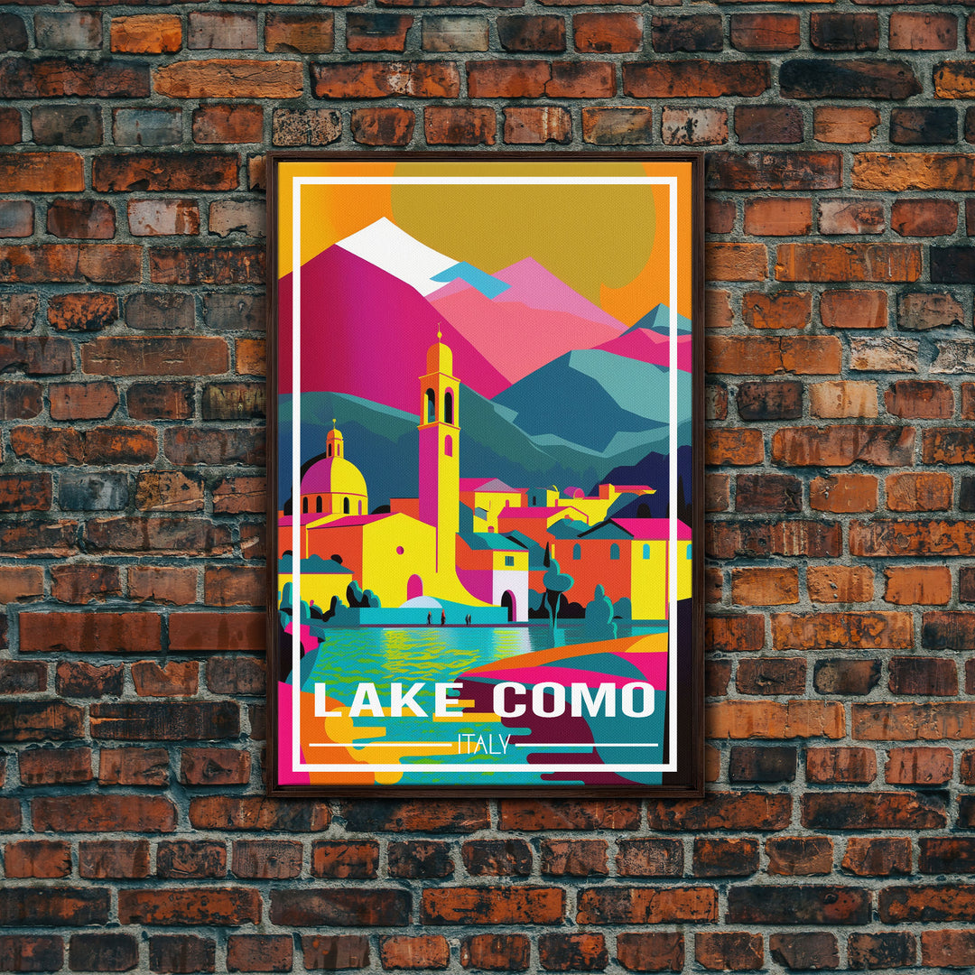 Lake Como Wall Print, Italy Poster, Italy Wall Art, Europe Poster, Travel Wall Print, Travel Poster, Travel Wall Art, Canvas Wall Print