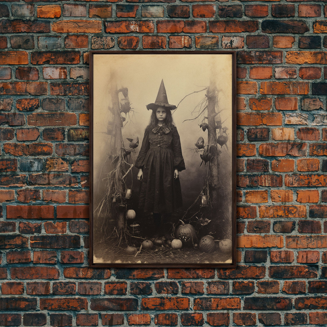 Witchy Wall Art, Moody Wall Art, Gothic Wall Art, Dark Fantasy, Horror Art, Canvas Print, Wall Art, Vertical Print, Home Decor, Wall Decor