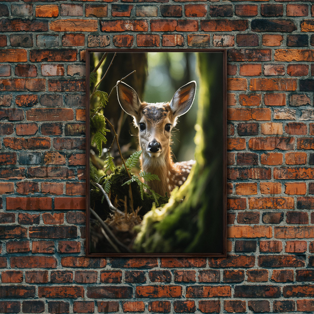 Deer Wall Art, Animal Wall Art, Wildlife Art, Canvas Print, Wall Art, Vertical Art, Country Home Decor, New Home Gift Ideas, RV Wall Decor