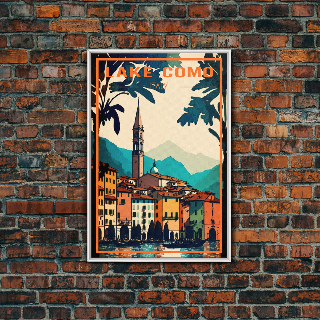 Italy Wall Art, Italy Print, Lake Como, Italy Poster, Travel Wall Print, Travel Poster, Travel Artwork, Wall Poster, Canvas Wall Print