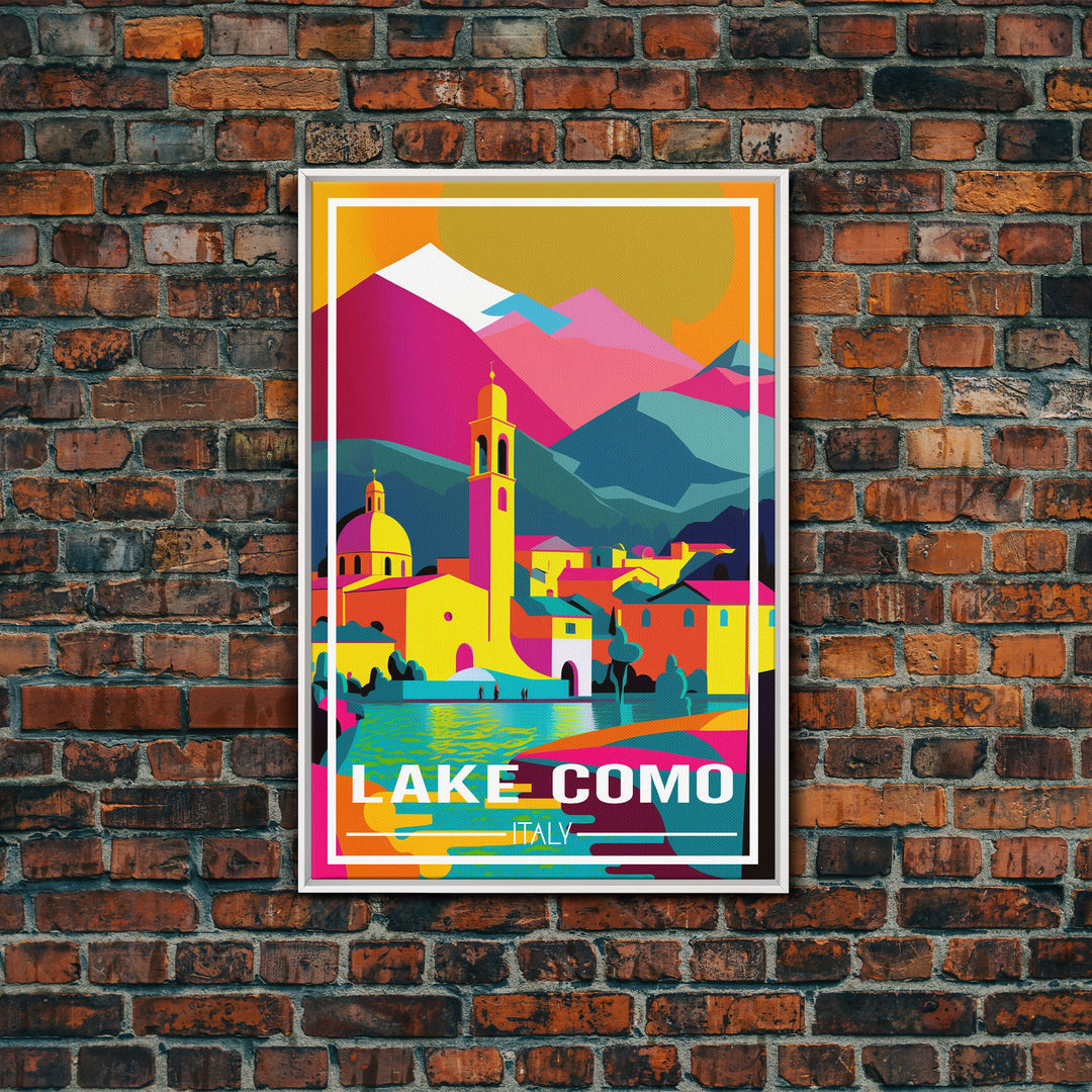 Lake Como Wall Print, Italy Poster, Italy Wall Art, Europe Poster, Travel Wall Print, Travel Poster, Travel Wall Art, Canvas Wall Print