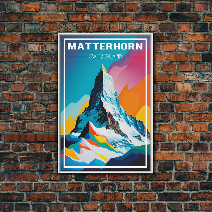 Matterhorn Wall Art, Switzerland Poster, Europe Wall Print, Mountain, Travel Wall Print, Travel Poster, Travel Wall Art, Canvas Wall Print