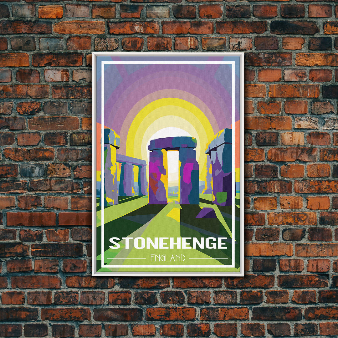 England Wall Art, Stonehenge Poster, Europe Wall Print, England Poster, Travel Wall Print, Travel Poster, Travel Wall Art, Canvas Wall Print