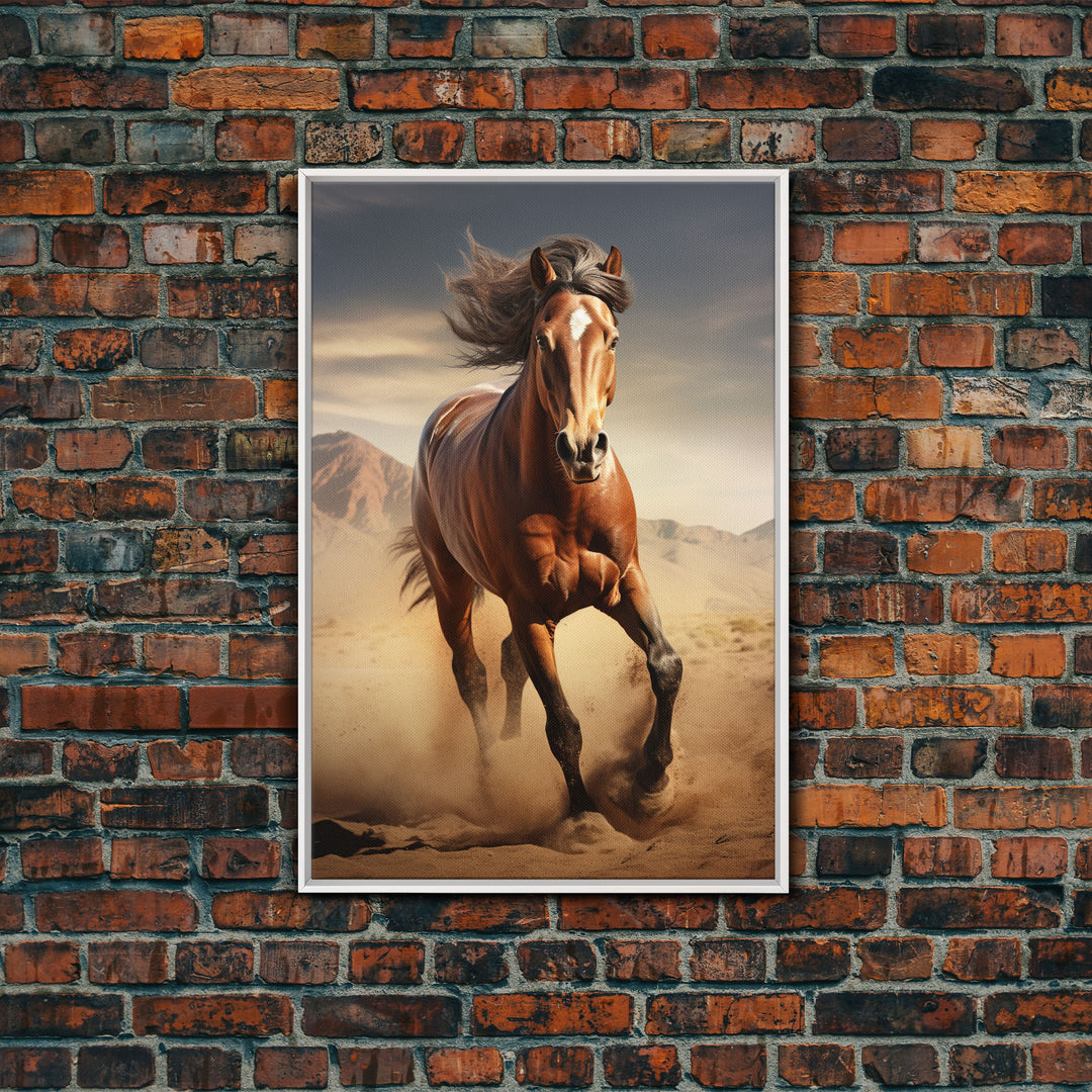 Horse Portrait, Animal Wall Art, Horse Canvas, Canvas Print, Wall Art, Vertical Print, Farmhouse Wall Art, Anniversary Gift, Ranch Decor