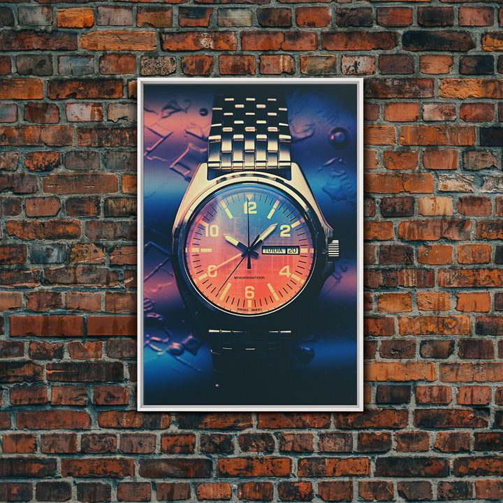 Wrist Watch, Wristwatch, Modern Wall Art, Canvas Print, Wall Hanging, Portrait Art, Gift For The Home, Living Room Wall Art, Office Decor