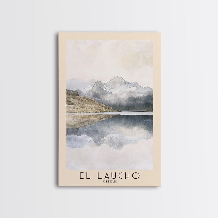 El Laucho, Chile Watercolor Print, Vacation Gift, Chile Wall Art, Beach Painting, Beach Decor, Large Wall Art, Wood Frame Art