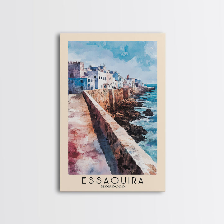 Essaouira, Morocco Watercolor Print, Vacation Gift, Morocco Wall Art, Beach Painting, Beach Decor, Beach Or Lakehouse Art