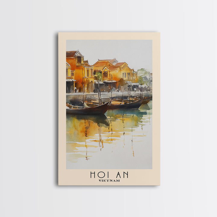 Hoi An, Vietnam Watercolor Print, Vacation Gift, Vietnam Wall Art, Vacation Wall Art, Vacatation Memories, Beach Decor, Beach Or Lakehouse Art