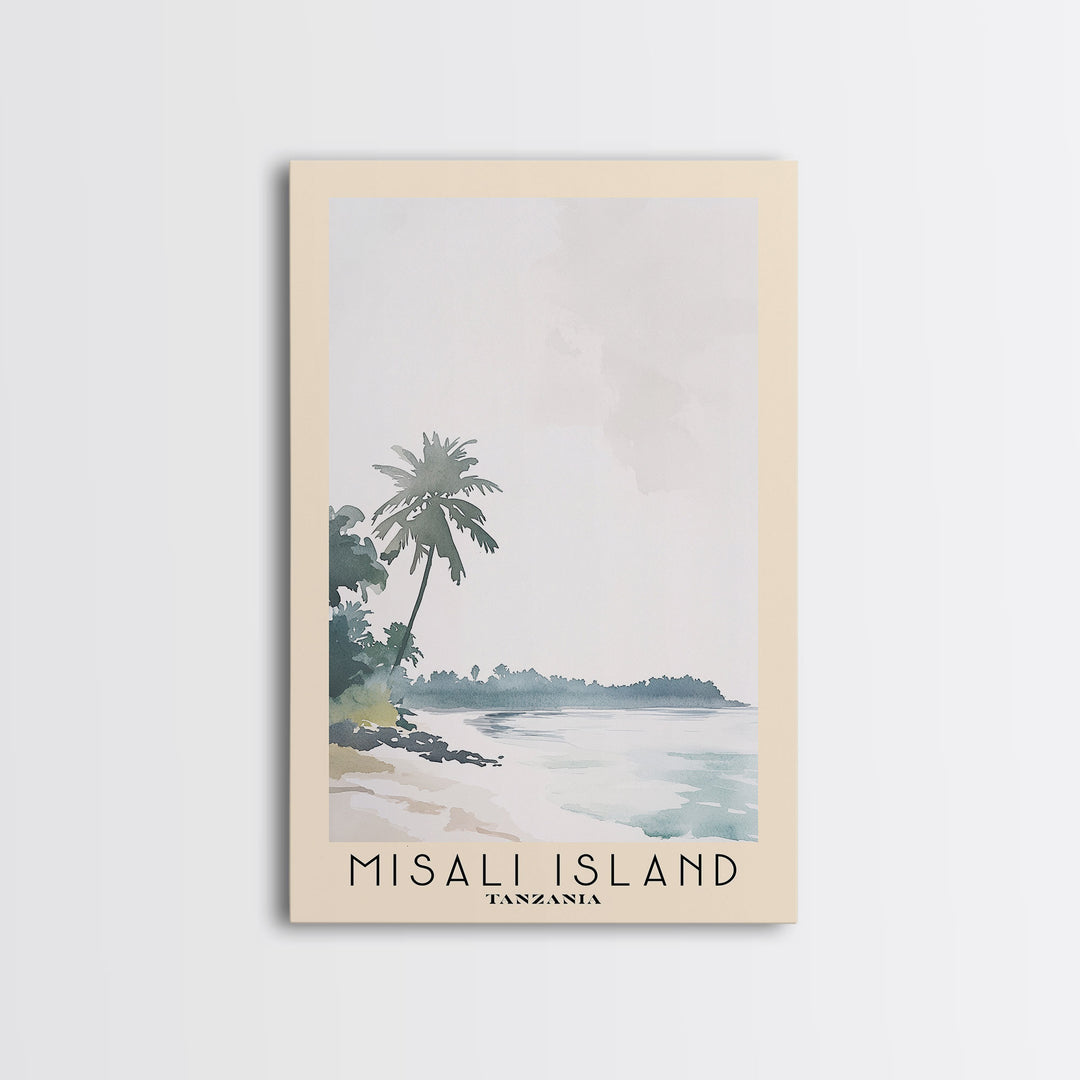 Misali Island, Tanzania Watercolor Print, Vacation Gift, Tanzania Wall Art, Vacation Wall Art, Vacatation Memories, Beach Decor, Beach Or Lakehouse Art