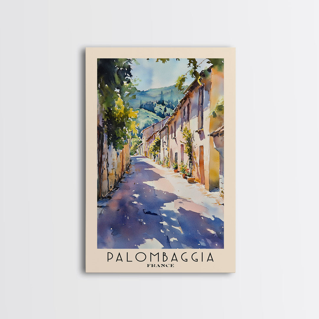 Palombaggia, France Watercolor Print, Vacation Gift, France Wall Art, Beach Painting, Beach Decor, Beach Or Lakehouse Art