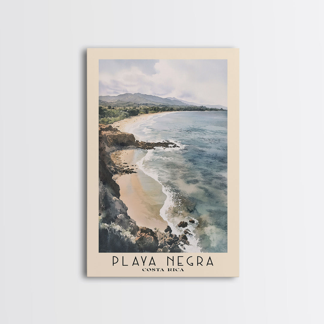 Playa Negra, Costa Rica Watercolor Print, Vacation Gift, Costa Rica Wall Art, Vacation Wall Art, Vacatation Memories, Beach Decor, Beach Or Lakehouse Art