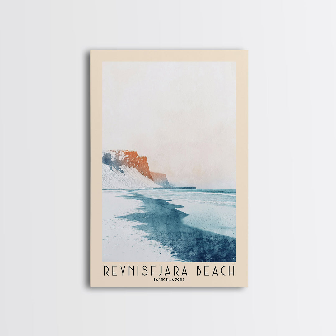 Reynisfjara Beach, Iceland Watercolor Print, Vacation Gift, Iceland Wall Art, Beach Painting, Beach Decor, Beach Or Lakehouse Art