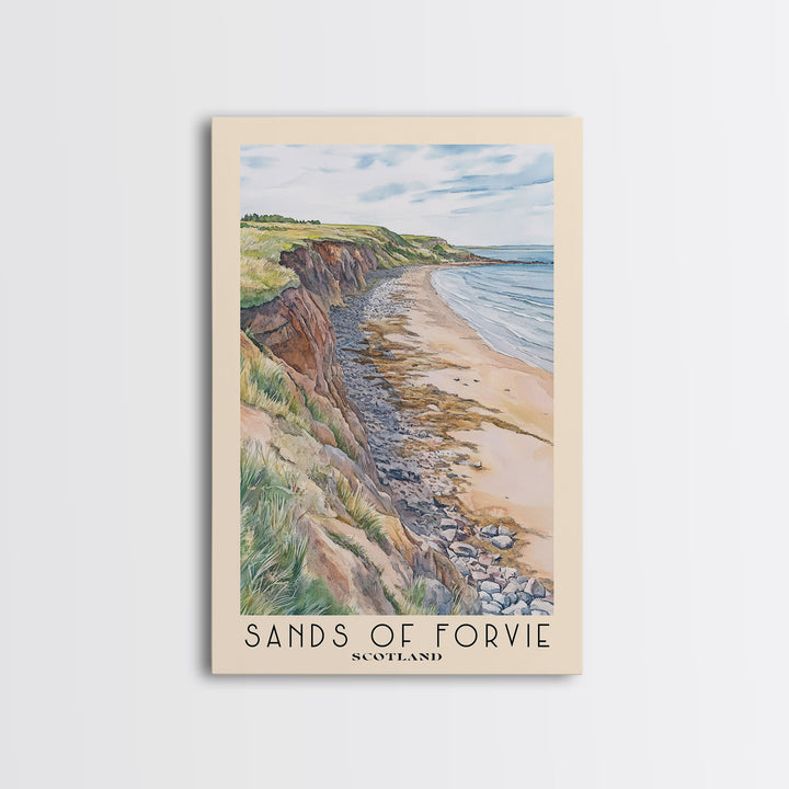 Sands of Forvie, Scotland Watercolor Print, Vacation Gift, Scotland Wall Art, Beach Painting, Beach Decor, Beach Or Lakehouse Art