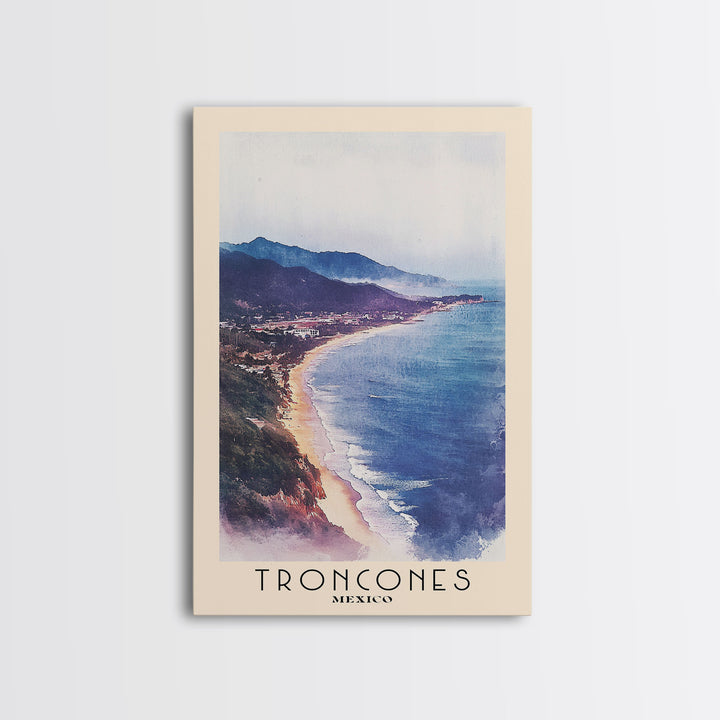 Troncones, Mexico Watercolor Print, Vacation Gift, Mexico Wall Art, Vacation Wall Art, Vacatation Memories, Beach Decor, Beach Or Lakehouse Art