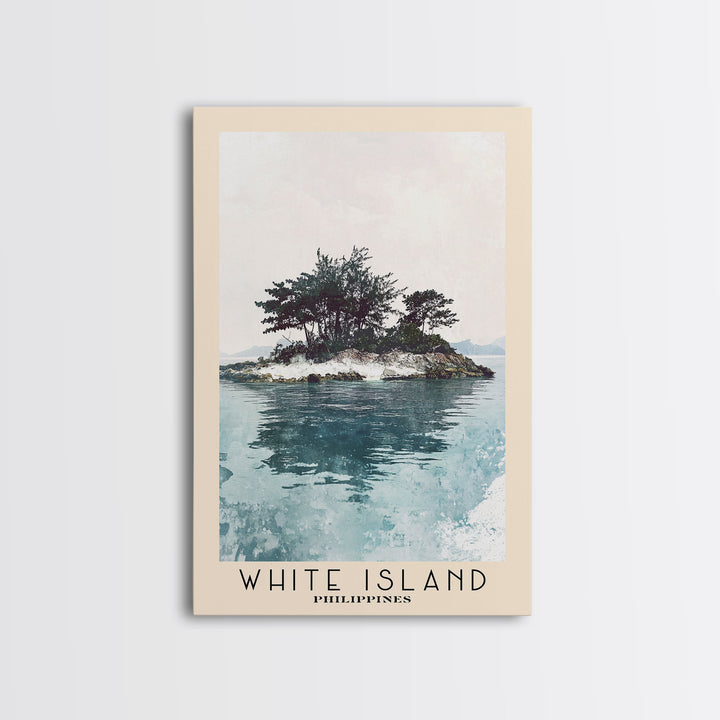 White Island, Philippines Watercolor Print, Vacation Gift, Philippines Wall Art, Vacation Wall Art, Vacatation Memories, Beach Decor, Beach Or Lakehouse Art