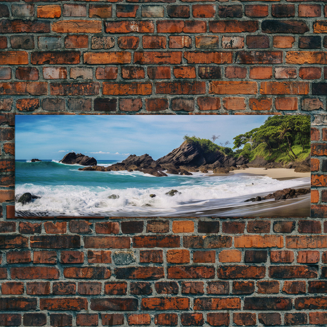 Panoramic of the Beaches of Costa Rica, Extra Large Wall Art, Panoramic Wall Art, Panoramic Print, Landscape Photography, Landscape Print