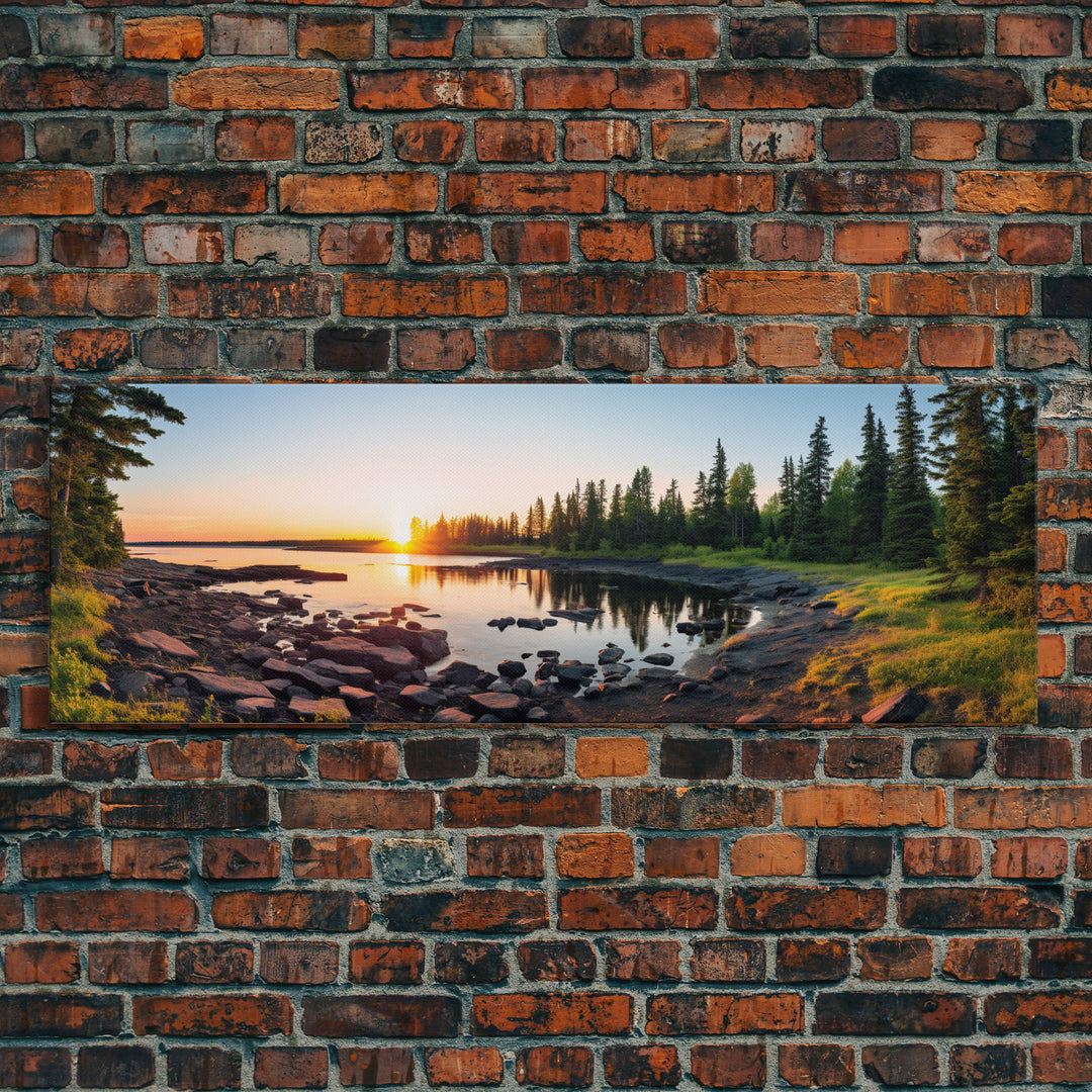 Panoramic of Isle Royale National Park, Extra Large Wall Art, Panoramic Wall Art, Panoramic Print, Landscape Photography Landscape