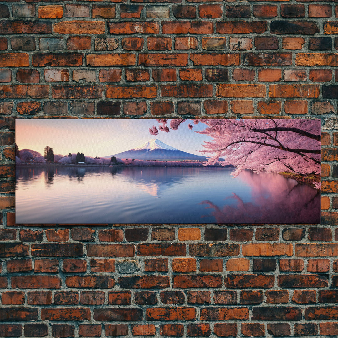 Panoramic Print of Mount Fuji Japan Extra Large Wall Art, Panoramic Wall Art, Panoramic Landscape Print, Landscape Photography