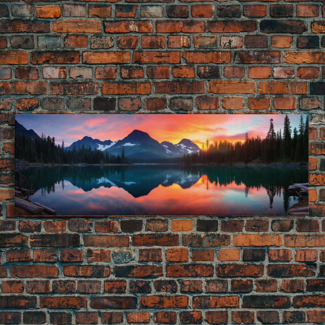 Panoramic Print of North Cascades National Park Extra Large Wall Art, Panoramic Wall Art, Panoramic Landscape Print, Landscape Photography