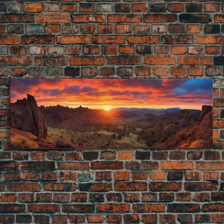 Panoramic Print of Pinnacles National Park Extra Large Wall Art, Panoramic Wall Art, Panoramic Landscape Print, Landscape Photography