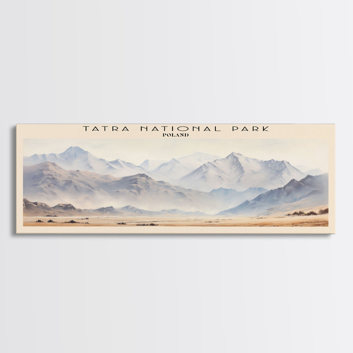 Tatra National Park Travel Poster Print, Framed Canvas Wall Art, Metal Wall Art, COUNTRY art, Gift For Him, Travel Wall Art, Travel Lover Gift