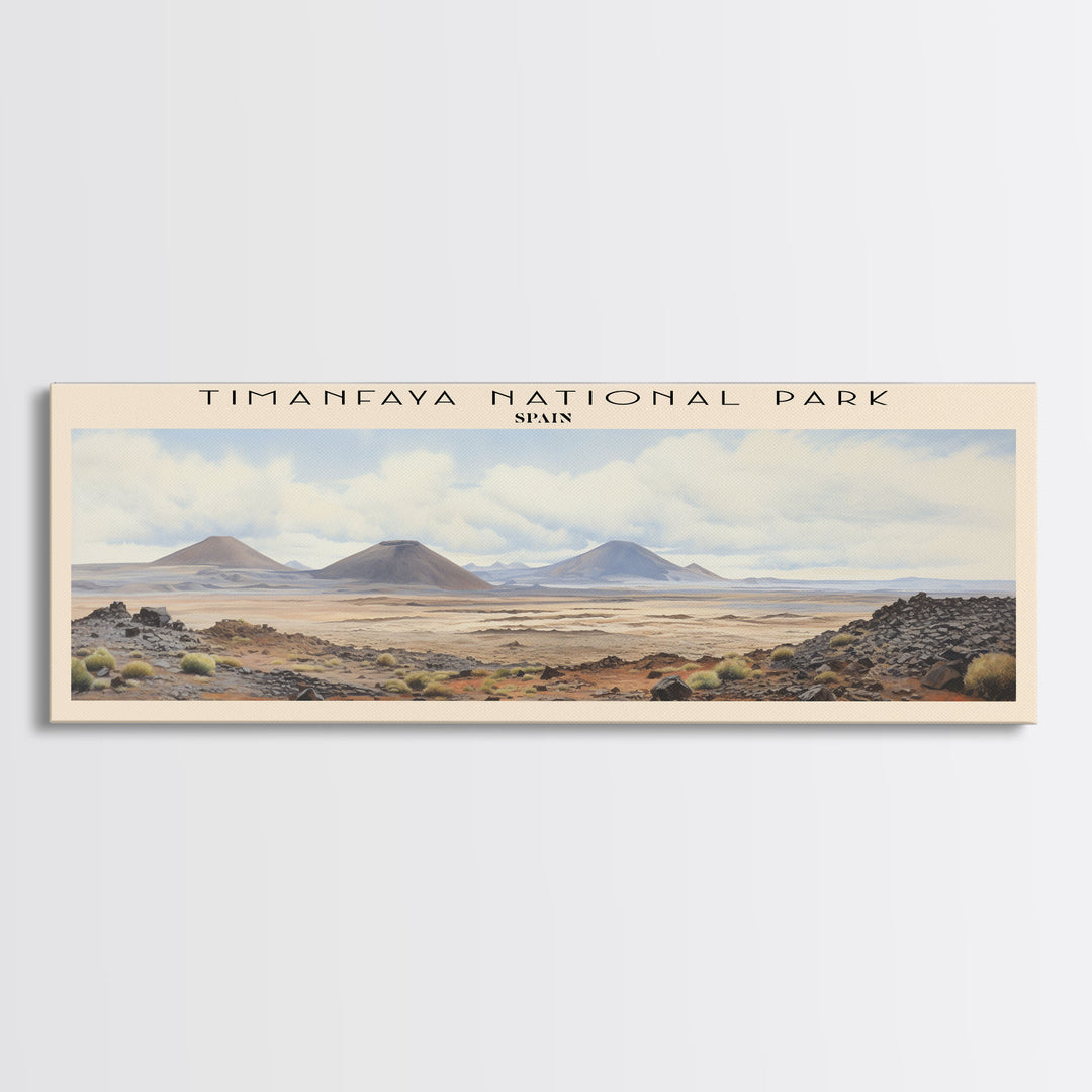 Timanfaya National Park Wall Art Travel Poster Print, Gift For Travel Lover, Vacation Gift, COUNTRY Wall Art, Home Decor, Original Art