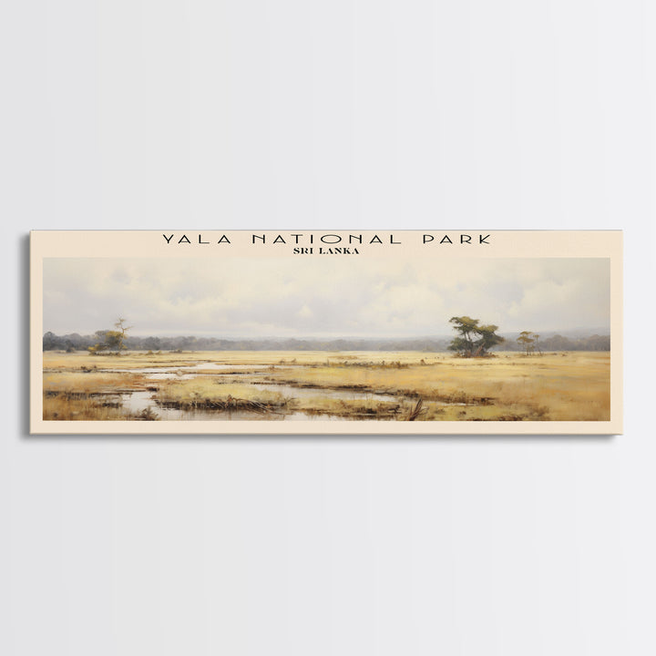 Yala National Park Wall Art Travel Poster Print, Gift For Travel Lover, Vacation Gift, COUNTRY Wall Art, Home Decor, Original Art