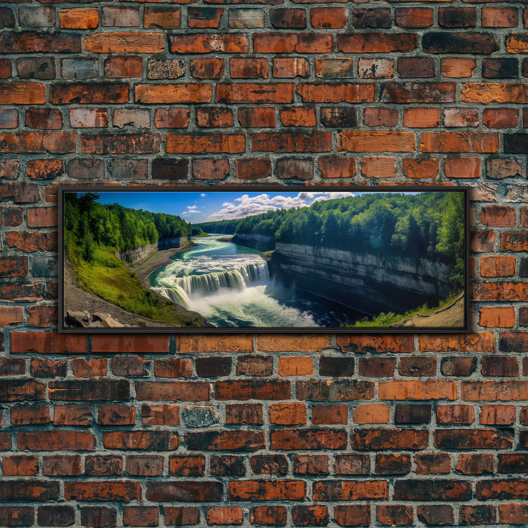 Panoramic Print of Letchworth State Park, Extra Large Wall Art, Panoramic Wall Art, Panoramic Landscape Print, Landscape Photography