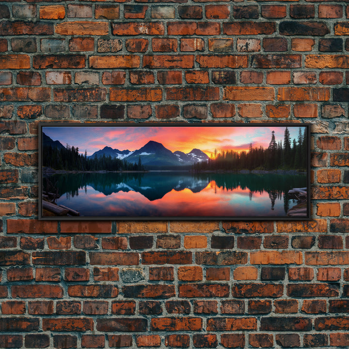 Panoramic Print of North Cascades National Park Extra Large Wall Art, Panoramic Wall Art, Panoramic Landscape Print, Landscape Photography