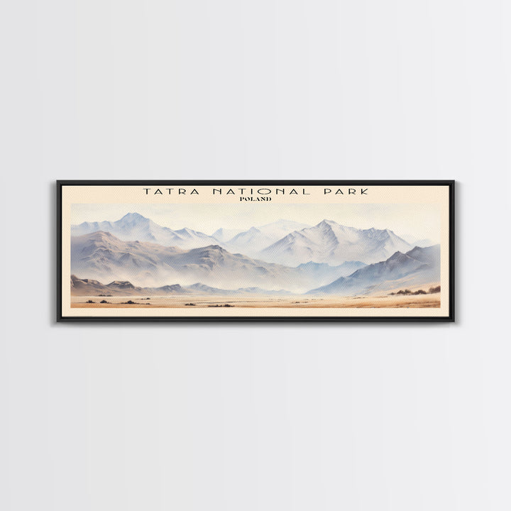 Tatra National Park Travel Poster Print, Framed Canvas Wall Art, Metal Wall Art, COUNTRY art, Gift For Him, Travel Wall Art, Travel Lover Gift