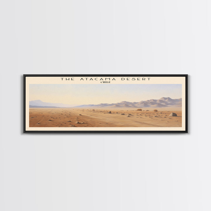 The Atacama Desert Travel Poster Print, Framed Canvas Wall Art, Metal Wall Art, COUNTRY art, Gift For Him, Travel Wall Art, Travel Lover Gift