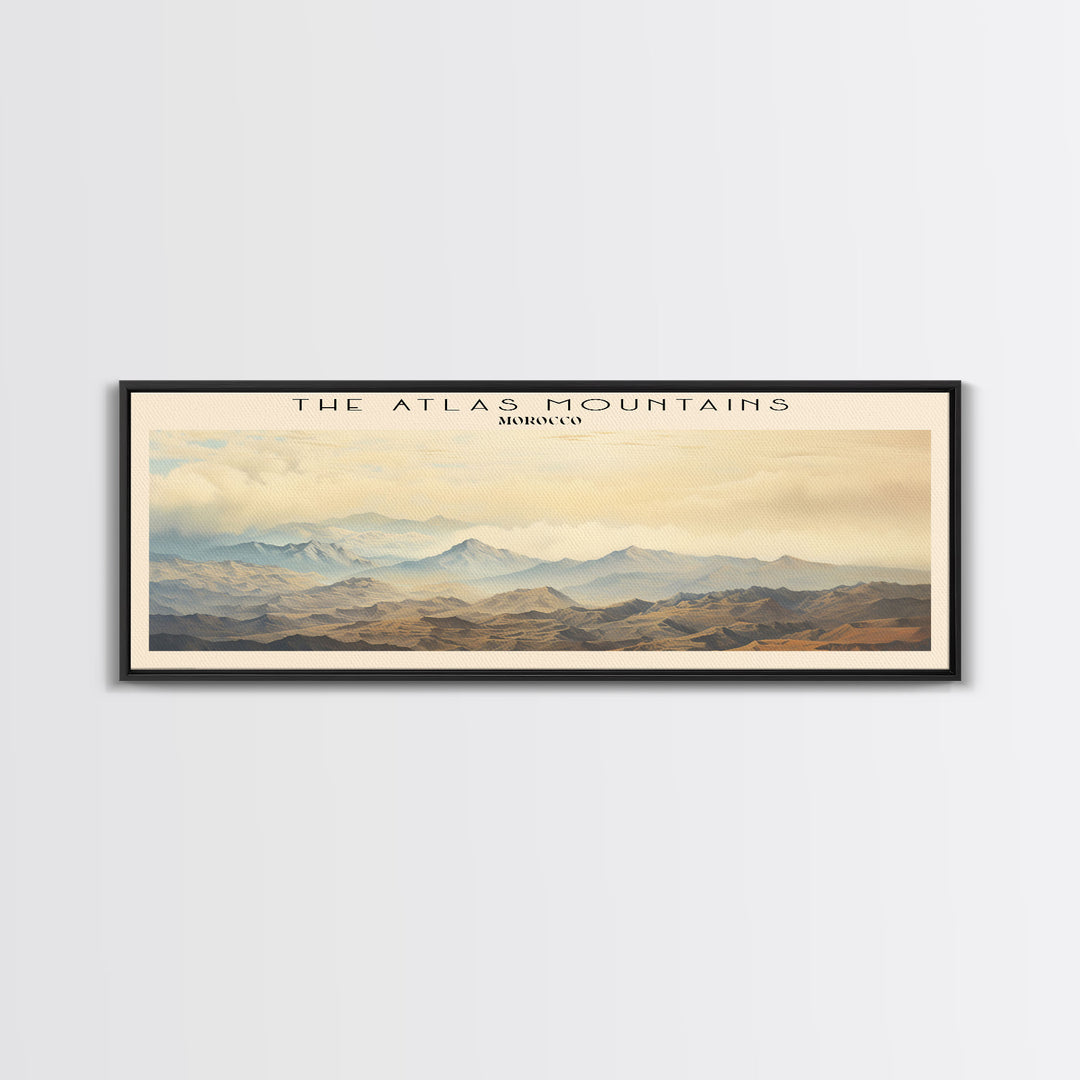 The Atlas Mountains Wall Art Travel Poster Print, Gift For Travel Lover, Vacation Gift, COUNTRY Wall Art, Home Decor, Original Art