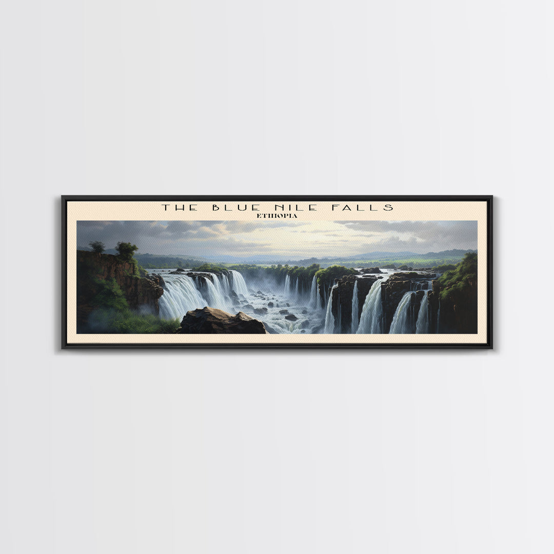 The Blue Nile Falls Wall Art Travel Poster Print, Gift For Travel Lover, Vacation Gift, COUNTRY Wall Art, Home Decor, Original Art