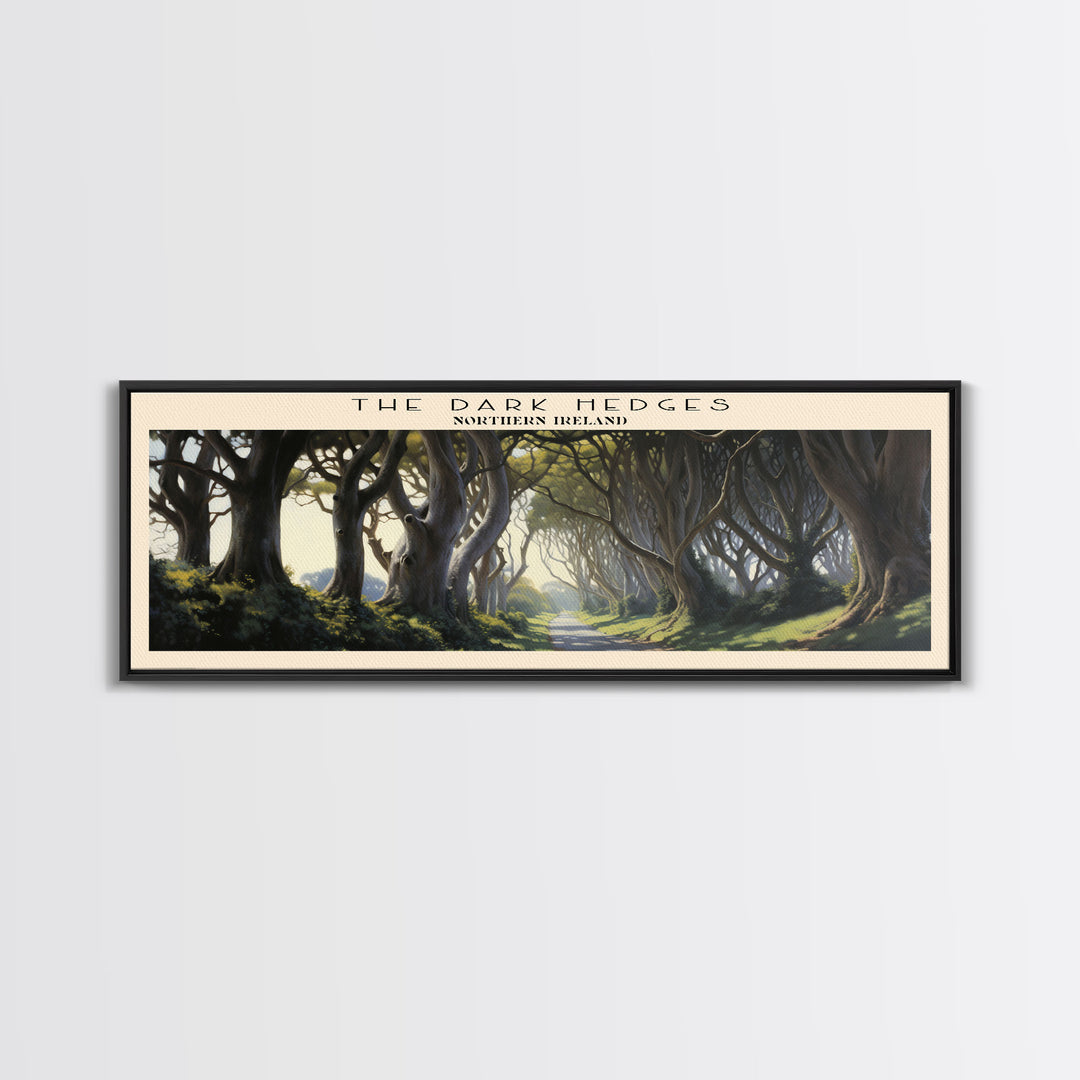 The Dark Hedges Wall Art Travel Poster Print, Gift For Travel Lover, Vacation Gift, COUNTRY Wall Art, Home Decor, Original Art