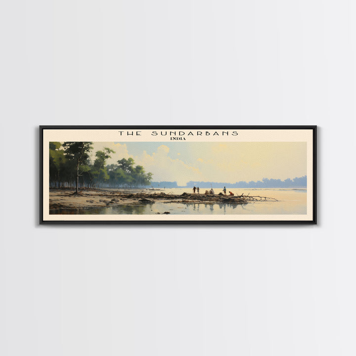 The Sundarbans Travel Poster Print, Framed Canvas Wall Art, Metal Wall Art, COUNTRY art, Gift For Him, Travel Wall Art, Travel Lover Gift