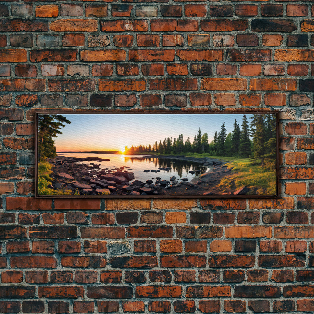 Panoramic of Isle Royale National Park, Extra Large Wall Art, Panoramic Wall Art, Panoramic Print, Landscape Photography Landscape