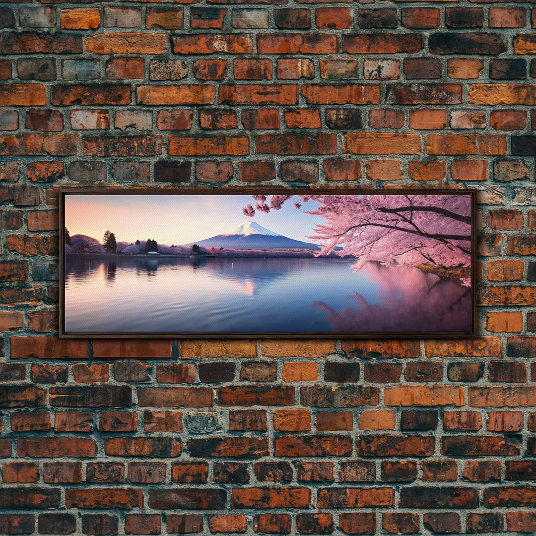 Panoramic Print of Mount Fuji Japan Extra Large Wall Art, Panoramic Wall Art, Panoramic Landscape Print, Landscape Photography