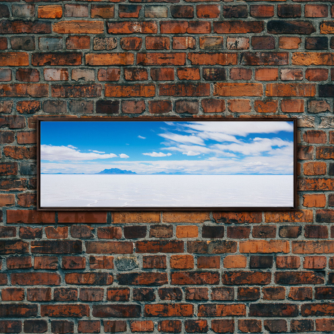 Panoramic Print of Salarde Uyuni Bolivia Salt Flats Extra Large Wall Art Panoramic Wall Art Panoramic Landscape Print, Landscape Photography